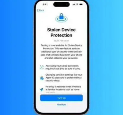 独山子苹果授权维修店分享被盗设备保护功能开启方法 