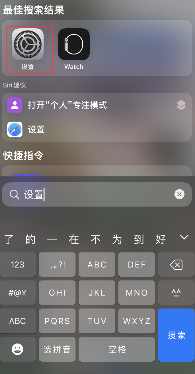 独山子苹果手机维修分享：iPhone 找不到“设置”或“App Store”怎么办？ 