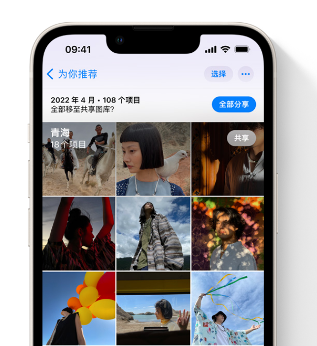 独山子苹果维修网点分享在 iPhone 上使用共享图库 