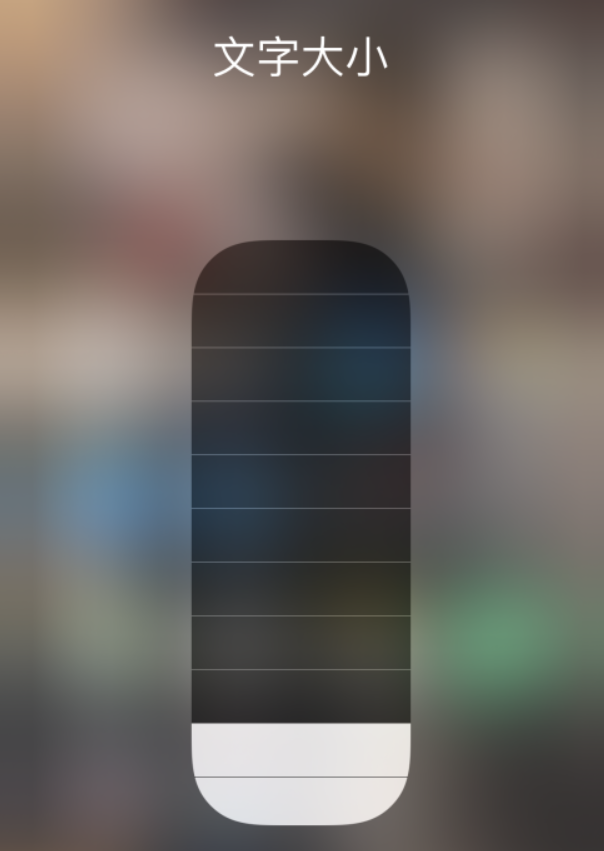 独山子苹果手机维修分享小技巧：在 iPhone 控制中心快速调节字体大小 